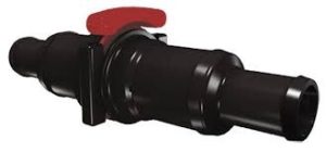 Takaiskuventtiili letkuun 25 tai 38 mm