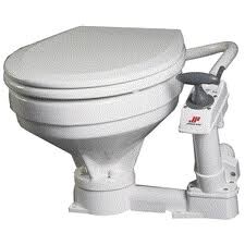 Johnson Pump AquaT Comfort vesi WC, käsipumpulla