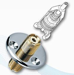 Glomex RA105 Kansiläpivienti liitin naaras VHF/TV,