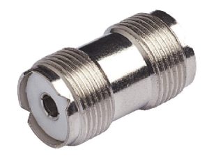 Tupla-naaras liitin/jatko PL259 Uros-liittimille