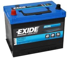 Exide dual akku 80Ah