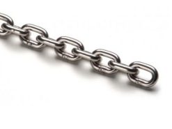 Kettinki lyhytlenkkinen, 10mm din 766 rst AISI 316