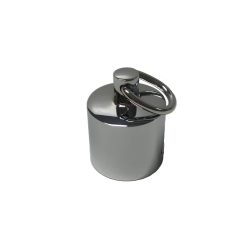 Päätehela renkaalla 38mm, Kromattu