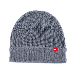 Merino Hybrid Knit Beanie Grey