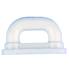 Purjeratsastaja 22mm litteä nylon valkoinen 10 kpl