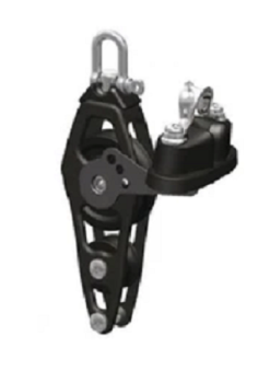 OPF FIDDLE BLOCK W/BECKET D 50 W/SHACKLE + CAM CLE