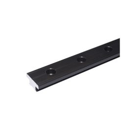 T TRACK 32X6-50MM HOLE SPACING BLACK ANODIZ.