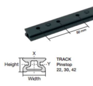 Pinstop track 30, M6, L=2500