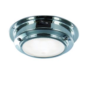 Kupuvalaisin MOLENE kiilotettu RST Ø 110mm 10W
