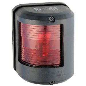 Utility 78 Sivuvalo punainen 12V/25W musta kuori