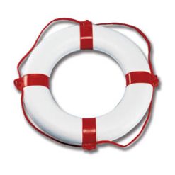 pelastusrengas,PVC 35x61cm valko/ oranssi