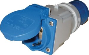 maasähkö adapteri CEE Uros Shucko naaras