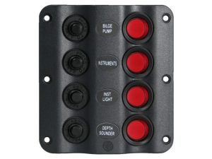 Kytkinpaneeli Wave 4 katkaisinta - sulaketta