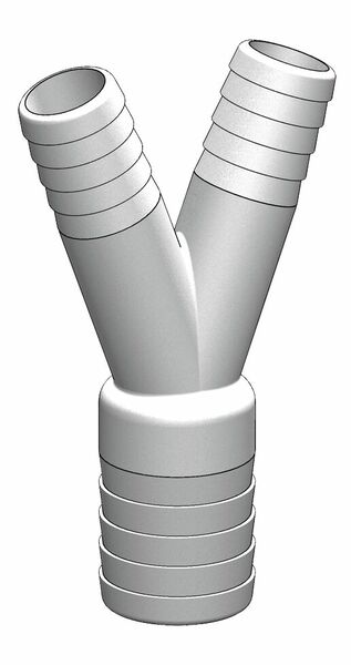 Y-liitin 25x25x38 mm letkuille