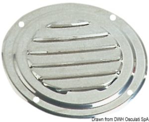 Venttiiliritilä pyöreä 102mm /4" hyttysverkolla
