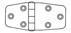 Sarana 36 - 48 x 38,5mm ruostumaton teräs.