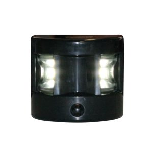 FOS LED 12 Led mastovalo 225°, musta kotelo