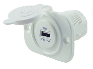 USB jakorasia upotettava valkoinen