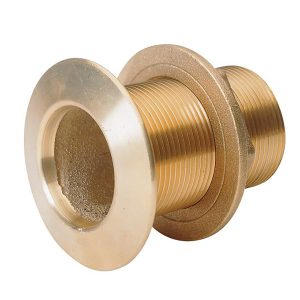 Läpivienti G 1 1/4", messinki viistettykanta