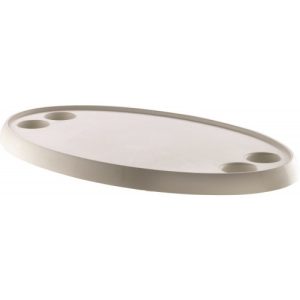 Ovaali pöytälevy, 450 x 760mm