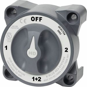 Päävirtakatkaisin 3002-BSS HD 1-2-OFF-BOTH AFD