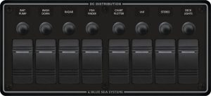 Contura kytkinpaneeli 8 katk automaattisulakkeilla