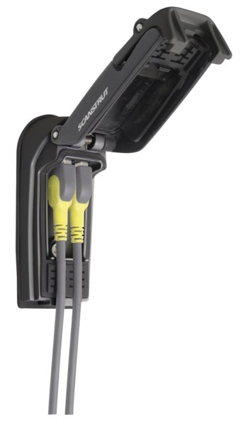 Vesitiivis Kaksois USB A- pistoke 12/24v musta
