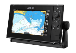 B&G Zeus³ S  9 monitoiminäyttö peruskartalla