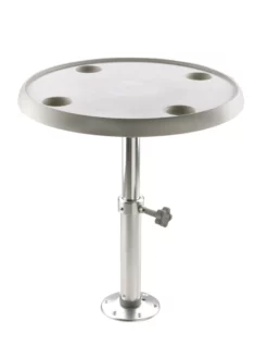 Pyöreä pöytä, Ø 60 cm, säädettävällä jalalla, kork