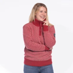 Windbreaker Lysekil neule, unisex, punainen