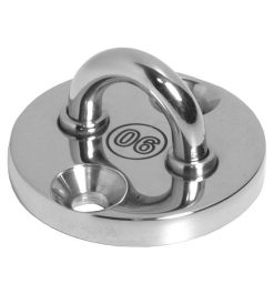 HST pad- eye kansikiinike D 6mm 2:lla ruuvilla Ø44