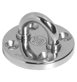 HST pad-eye kansikiinike D10mm 4:llä ruuvilla Ø 75