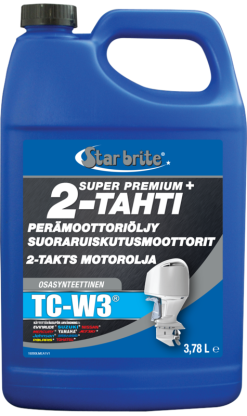 S.B. Super TC-W3 2-Tahtiöljy ruiskukoneet 3,79l