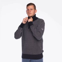 Windbreaker Lysekil neule, unisex, musta