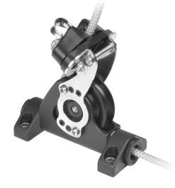 Hollow pin deck block, sheave Ø60, SWL 1300 kg