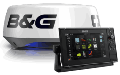 B&G Zeus³S 12 monitoiminäyttö ja Halo 20+ Tutka