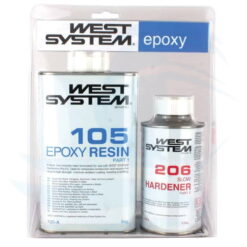 West System A105/206 Hidas epoksipakkaus 1,2Kg