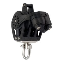 BBB40 Triple swivel becket block w. cam -ploki 40m