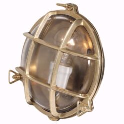 Pyöreä laivalamppu ristikolla ø 215mm k100mm