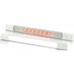 Hella Dual LED-nauhavalaisin valk/pun.