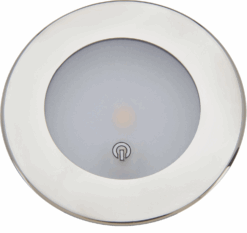 Valaisin Capri pyöreä kiilotettu RST 140L Ø 72mm k