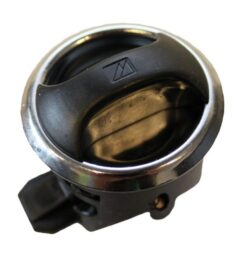 Oven lukko Novibra musta/kromi  Ø 44mm