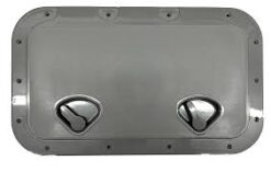 kansiluukku Classic 355mm x 600mm harmaa