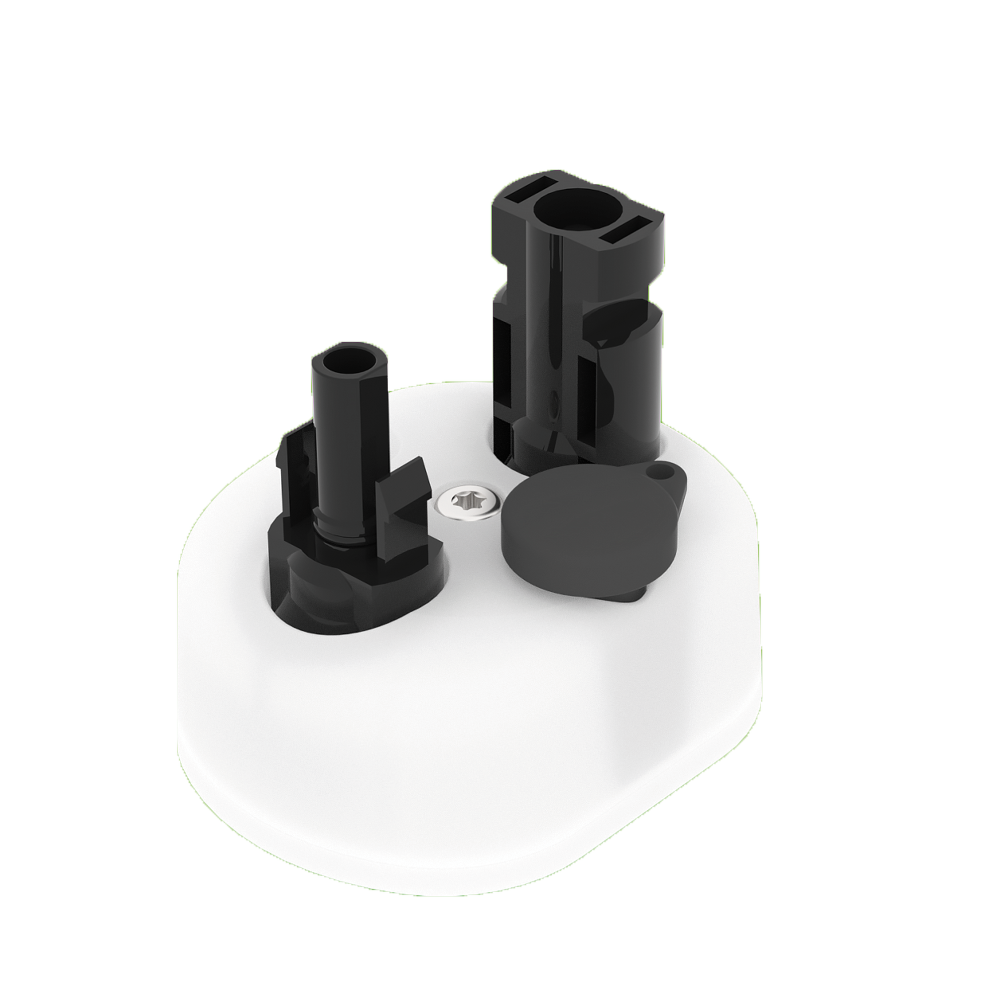 Uniteck Kaapelinläpivienti MC4 liittimillä