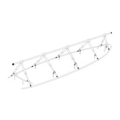 Reelinkiteline 10 m, 5 jalkaparia, tuuletusputket