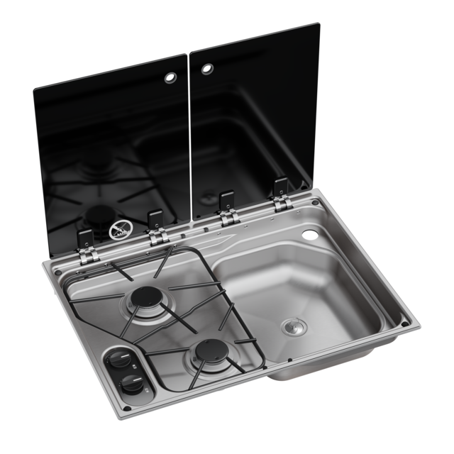 Dometic CVC1600G RH Kaksiliekkinen kaasukeittotaso