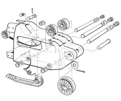Inboard boom end fitting B85/58, 86/59