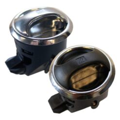 kaapin lukko Novibra musta/kromi Ø 44mm tyyppi 1