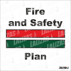 Fire Plans 15 x 15cm tarra ISO 17631